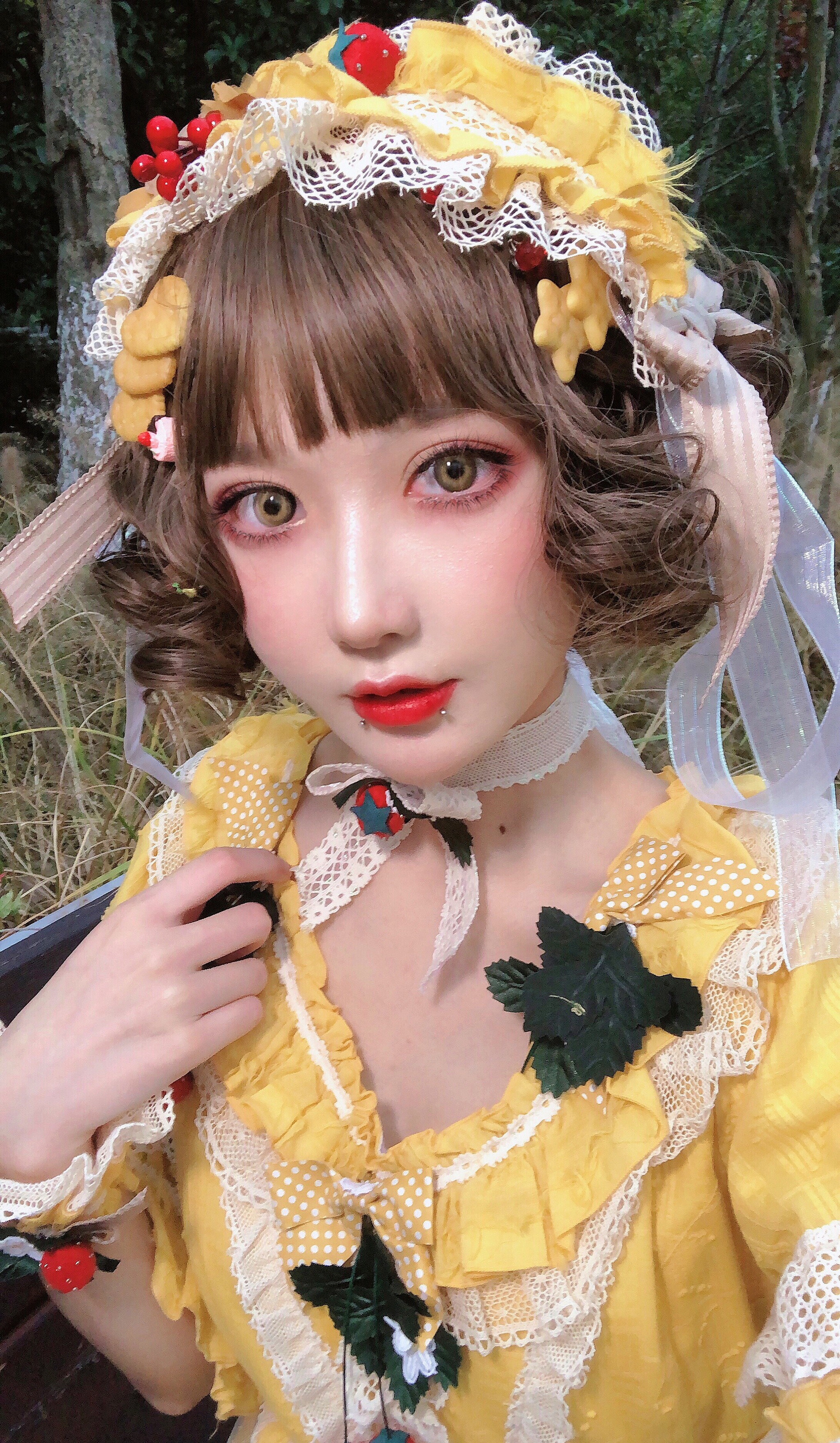 图片[1]-阿包也是兔娘 – NO.004 lolita黄裙 [12P]-XikXak